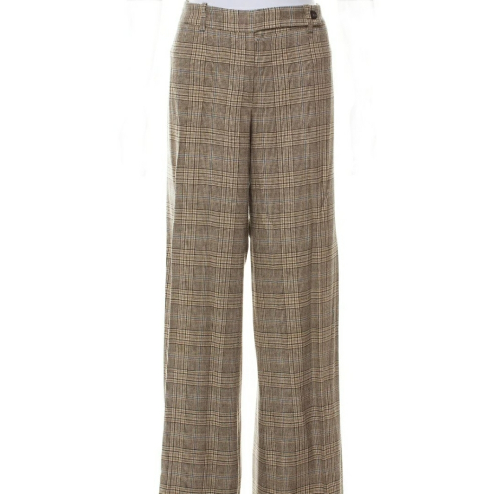 Michael Kors Plaid Tan Pants